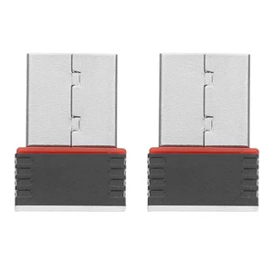 2 PCS Drahtlose Netzwerkkarte Kabelloser Adapter WLAN-USB-Adapter - Bild 1 von 12