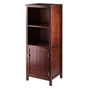Winsome 94421 Pantry Cupboard with 2 Shelves Antique Walnut 94421 - Picture 1 of 9