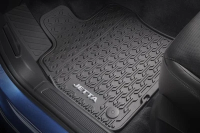 NEW 2019-2025 VW Volkswagen Jetta Black Monster Rubber All Season Floor Mats Set - Image 1 of 4