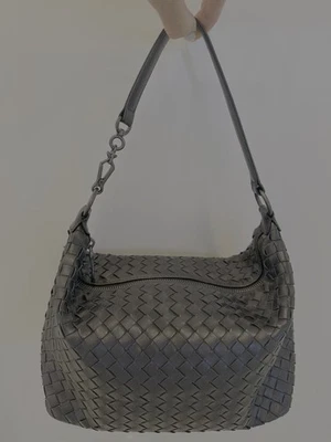 Bottega Veneta Nappa Intrecciato Shoulder Bag Nero Black - Image 1 of 4