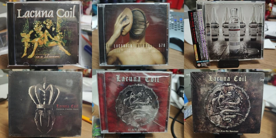 Lot 6 LACUNA COIL The Gathering Theatre of Tragedy Epica Nightwish Amaranthe - Image 1 of 1