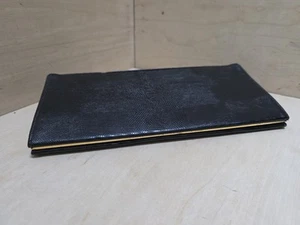 Kleine Damen-Clutch mit Eidechsenhautverschluss schwarz GERMANY GES. GESCH. - Bild 1 von 24