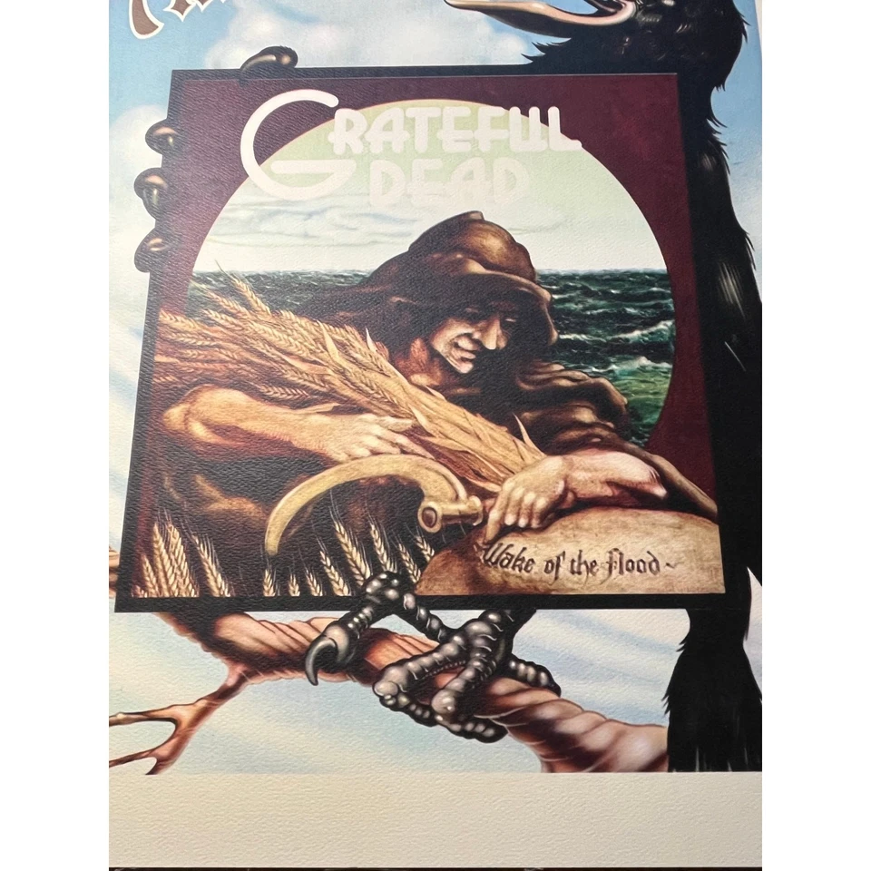 Póster litográfico Grateful Dead Wake of the Flood L12x18 xx/200 Rick Griffin Foto 1 de 4