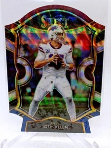 2020 Panini Select - Concourse Josh Allen #22 Tri-Color Prizm Die Cut - Picture 1 of 1
