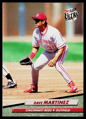 1992 Ultra #484 Dave Martinez Cincinnati Reds - Image 1 of 2