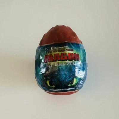 Cómo entrenar a tu dragón 3 El mundo oculto huevo colmillo rojo 3" peluche interior Foto 1 de 4
