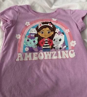 Jumping Beans® Gabby's Dollhouse “Ameowzing” Purple Short-Sleeve T-Shirt Size 2T - Image 1 of 4