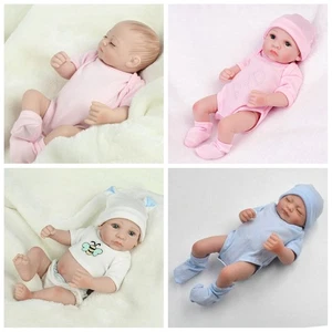 Muñecas bebé renacido prematuro niña/niño cuerpo completo vinilo silicona lindo mini recién nacidos - Imagen 1 de 34