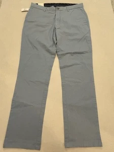 Jos A Bank 1905 Pants Mens 36x32 Blue Slim Fit Stretch Chino Casual Dress - Picture 1 of 9