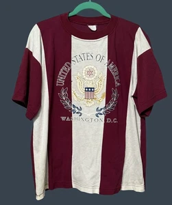 Camisa Sello Presidente Estados Unidos de América - Washington D.C.-Hombre L-Vintage - Imagen 1 de 8