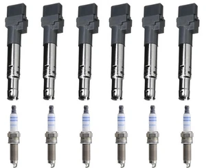 Ignition Coil & Double Iridium Spark Plugs For Porsche Cayenne 3.6L 2008-2010 - Picture 1 of 6