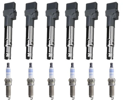 Ignition Coil & Double Iridium Spark Plugs For Porsche Cayenne 3.6L 2008-2010 - Image 1 of 4