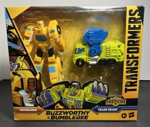 TRANSFORMERS CYBERVERSE Buzzworthy Bumblebee Spark Armor Trash Crash Hasbro Neu in OVP - Bild 1 von 6