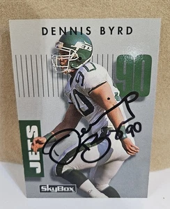 Dennis Byrd Autographed Skybox Card - Picture 1 of 7