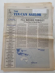 TIN CAN SAILOR Newspaper 1997 Vol 21 No. 3 BENSON / GLEAVES LIVERMORE WW2 STORY - Picture 1 of 24