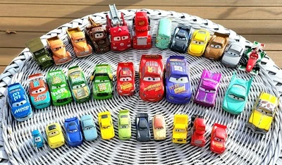 Lot of 34 Disney Pixar Cars Die Cast and Plastic Vehicles Figures - Image 1 of 4