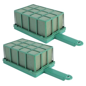 2 Pcs Floral Foam Cage Flower Holder with Floral Foam for Flowers Cage Bowl3242 - Picture 1 of 8