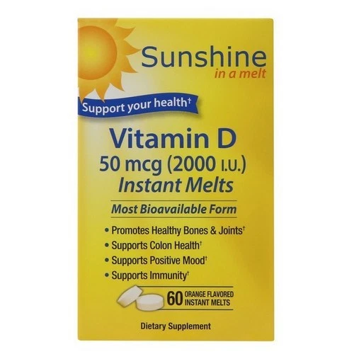 Vitamin D 60 Count 50 Mcg by Sunshine - Image 1 of 1