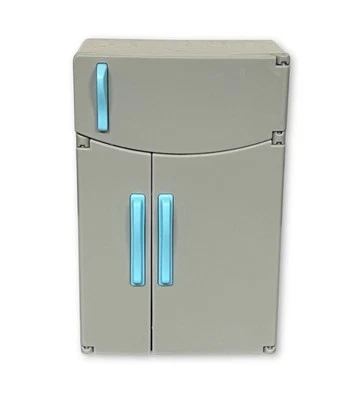 Mini refrigerador de juguete Teenie Tinies para mini marcas accesorio para casa de muñecas gris  Foto 1 de 4