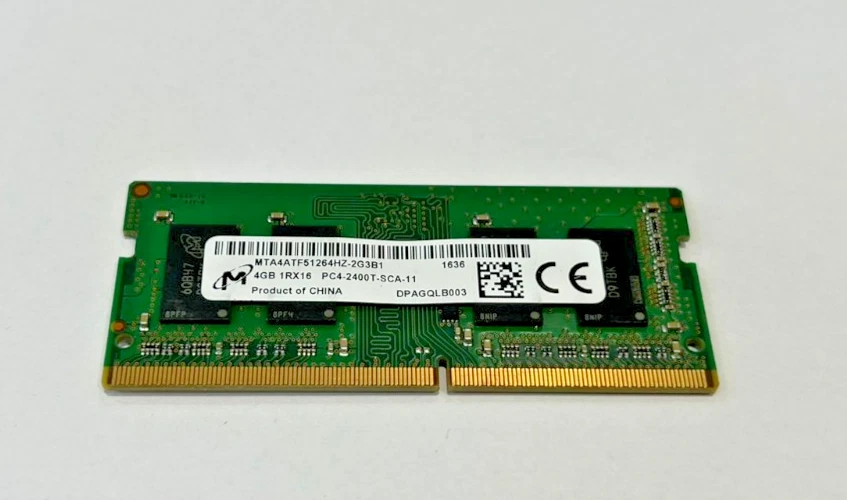 Micron MTA4ATF51264HZ-2G3B1 4GB 1Rx16 PC4-2400T-SCA-11 SODIMM Memory RAM - Image 1 of 1