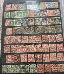 Briefmarken Swiss Schweiz Sammlung - Foto 1 di 1