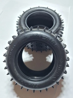 Vintage RC Proline Red PRO - 50 2.2 Stadium Truck Tires Team Associated RC10 T - Image 1 of 4