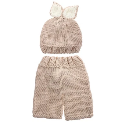  Set di costumi da coniglio neonato Set di cappelli e pantaloni lavorati a - Image 1 of 4