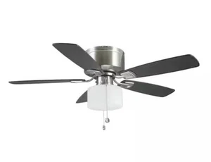 Bellina 42” Brushed Nickel Ceiling Fan w/ LED Light Kit 3-speed NEW - Picture 1 of 13