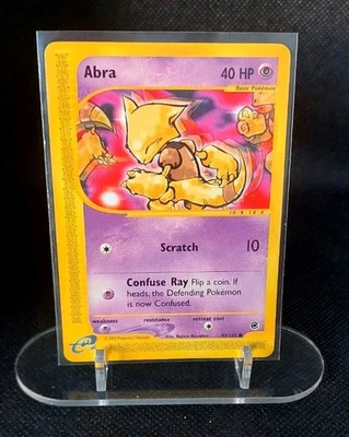 Pokémon TCG Abra - 93/165 Expedition Base Set - Common Pokemon Card  - Image 1 of 2