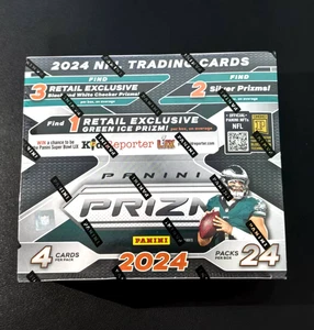 2024 PANINI PRIZM FOOTBALL HOBBY RETAIL BOX SEALED - Picture 1 of 2