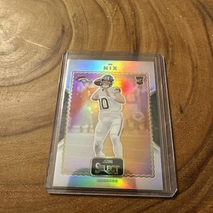 2024 Panini Select - Score Select Throwback Bo Nix #23 Silver Prizm (RC) - Picture 1 of 2