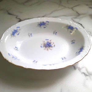 Breton Violetta Fine China - Plato para servir central violetas cuenco ovalado 11" de largo - Imagen 1 de 4