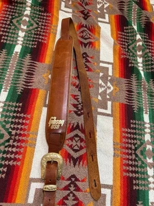 Gibson Leder Gitarrengurt braun selten Vintage Sammlerstück Zubehör A481 - Bild 1 von 11