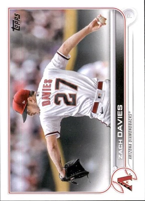 2022 Topps Update Baseball Card #US307 Zach Davies - Image 1 of 2