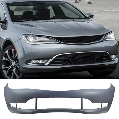 Cubierta de parachoques delantero imprimada para Chrysler 200 2015 2016 2017 sedán 4 puertas Foto 1 de 4