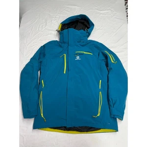 Giacca Salomon Advanced Skin Dry 20k donna taglia L - blu acqua snowboard invernale - Foto 1 di 17