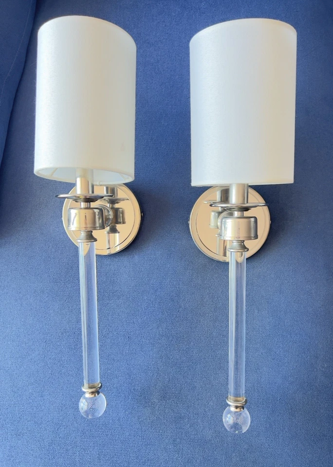 Pair MAXIM LIGHTING Lucent WALL SCONCE - Single Light - 16109WTCLPN - EUC - Image 1 of 4