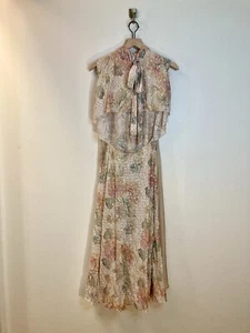 RED VALENTINO BLUSH PINK "EMBELLISHED TULLE" DRESS W Cutouts - Picture 1 of 6