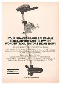 Print Ad Shakespeare Salesman is Dealin' Hot and Heavy on Wondertroll Motors - Picture 1 of 1