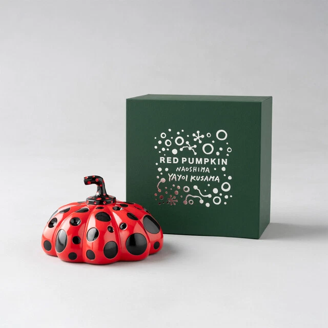 Yayoi Kusama Naoshima Island Limited Object Red/Yellow Pumpkin Rare Japan NIB - Image 1 of 4