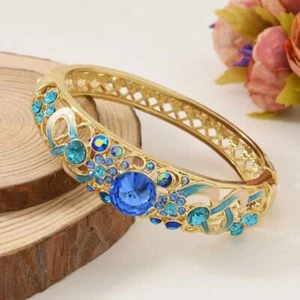 Traditional Beijing Cloisonne Bracelet Vintage Ethnic Bangles Accessories - Picture 1 of 18