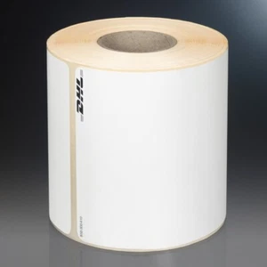 1000 DHL Versand-Etiketten Rolle | 910-300-610 | Thermo Paketlabel selbstklebend - Bild 1 von 5