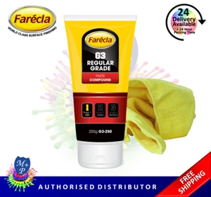 Farecla G3 Rubbing Compound Regular Paste 250g Tube with Microfibre Cloth - Picture 1 of 7