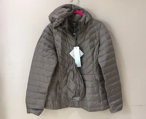 32 Degrees Heat Women's Puffer Down Jacket Hooded Full Zip Brown Size Xs NEW - Picture 1 of 5