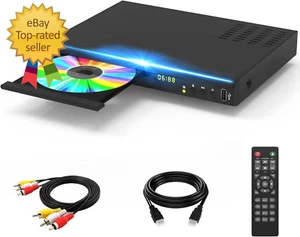 Reproductor de DVD Blu Ray, sistema de discos de cine en casa 1080P, reproduce todos los DVD y región a 1 - Imagen 1 de 12