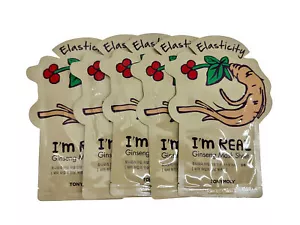 TonyMoly Ginseng Elasticity Mask Sheet Set of 5 - Picture 1 of 1