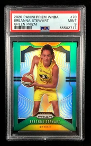PSA 9 Pop 1 Breanna Stewart 2020 Panini WNBA Prizm Green #70 Storm - Foto 1 di 2