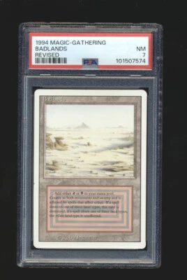 Badlands Revised PSA 7 NM - Graded MTG Magic the Gathering - Image 1 of 2