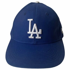 Gorra de ala plana azul ajustable para adultos MLB OC Sport Los Angeles LA Dodgers - Imagen 1 de 9