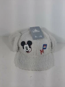 Neu mit Etikett Disney Winter Set Mickey Mouse flauschige Mütze mit Ohrenklappen Größe XS/S (3-6) - Bild 1 von 3